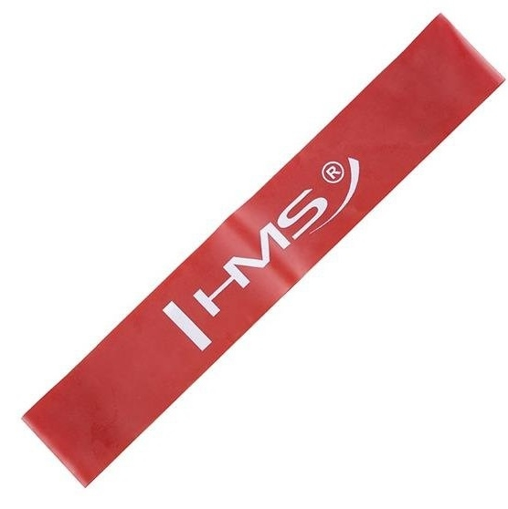 Treniravimosi guma HMS GU04 raudona, 600x50x0.7mm