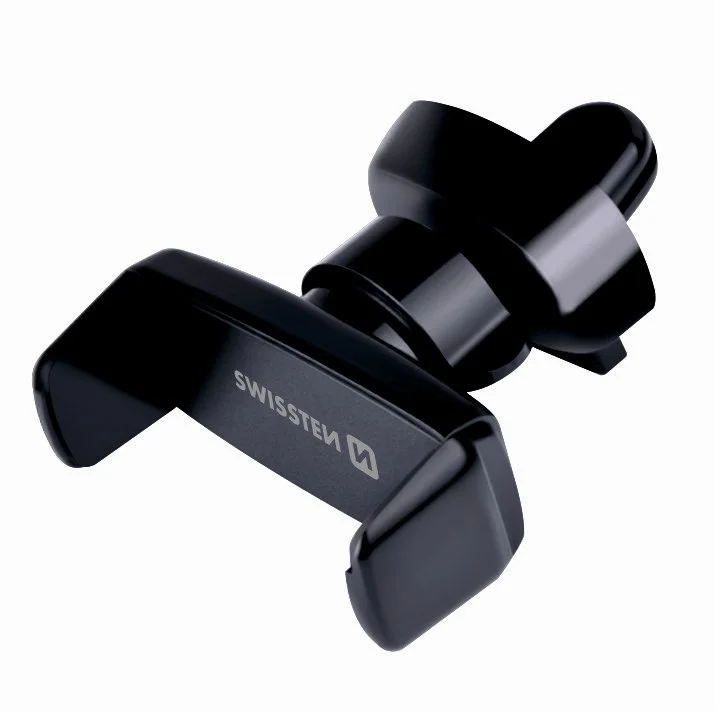 Swissten S-Grip AV-2 universalus automobilio oro ventiliacijos laikiklis, skirtas prietaisams, juodas