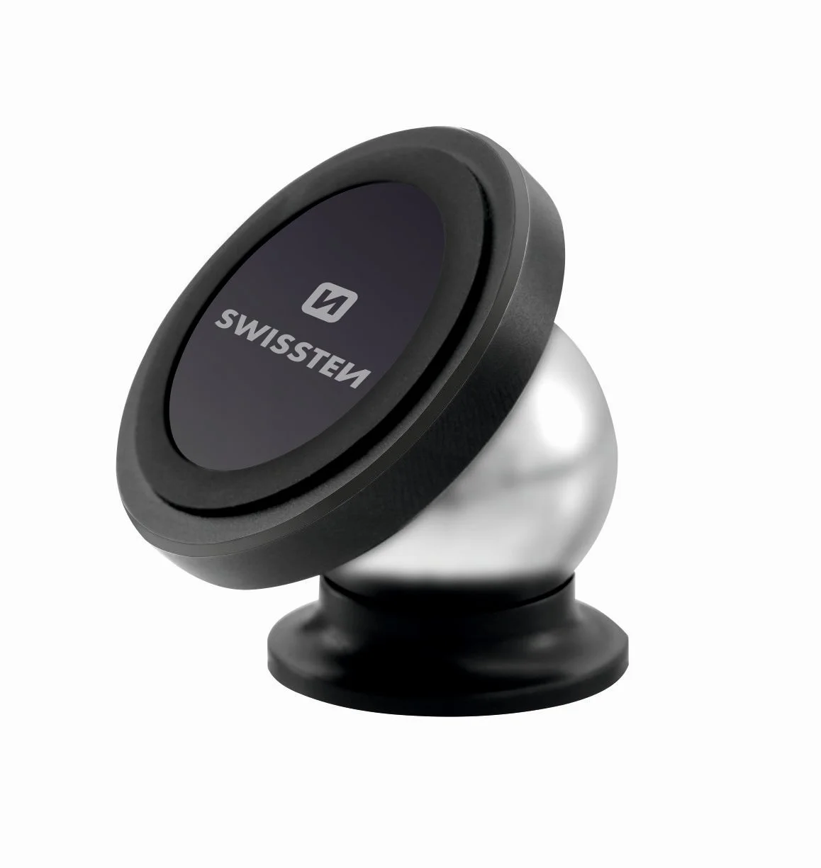 Swissten S-Grip M2 universalus automobilio skydelio laikiklis su magnetu prietaisams juodas