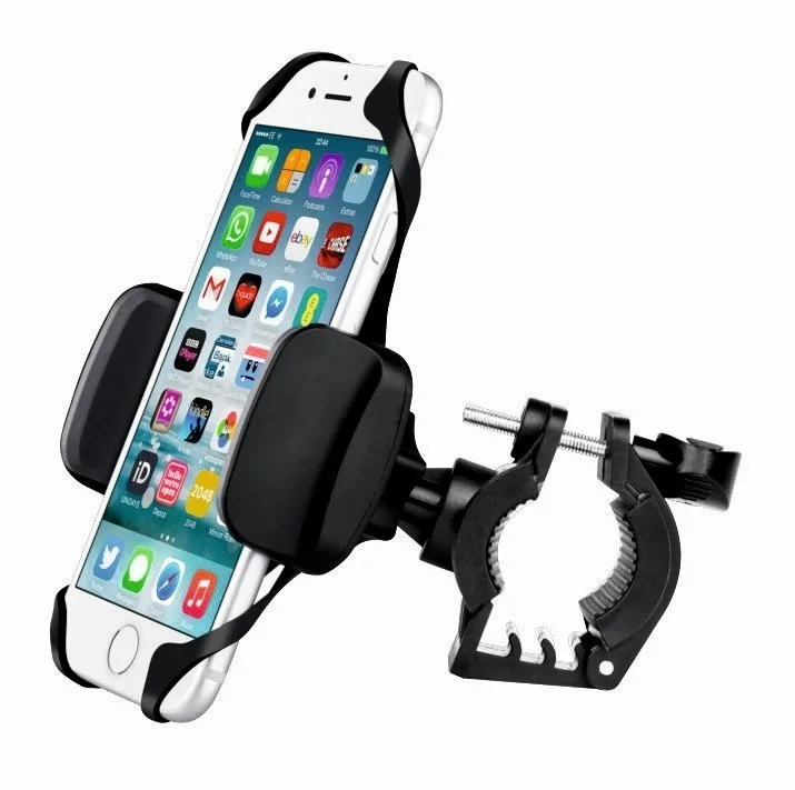 Swissten S-Grip BCCL1 dviračio laikiklis, skirtas mobiliesiems juodos spalvos