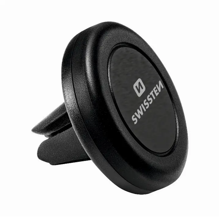 Swissten S-Grip M4 universalus automobilio oro ventiliacijos laikiklis prietaisams juodas