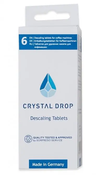 CRYSTAL DROP nukalkinimo tabletės (6 vnt.)