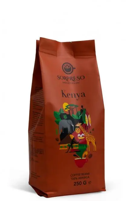 Kava SORPRESO KENYA AA Plius (250g)