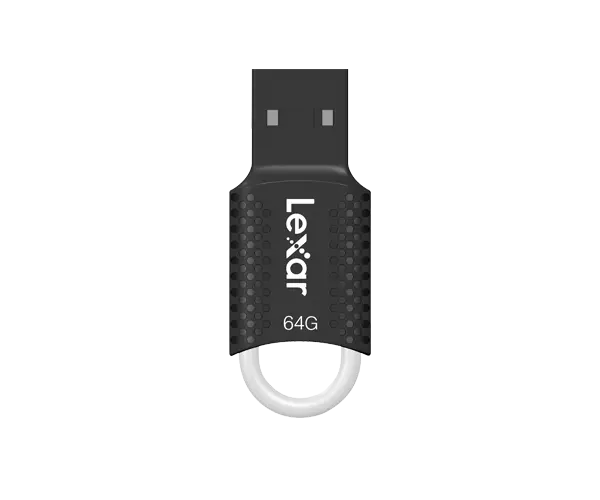 Lexar USB atmintinė JumpDrive V40 64 GB, USB 2.0, juoda