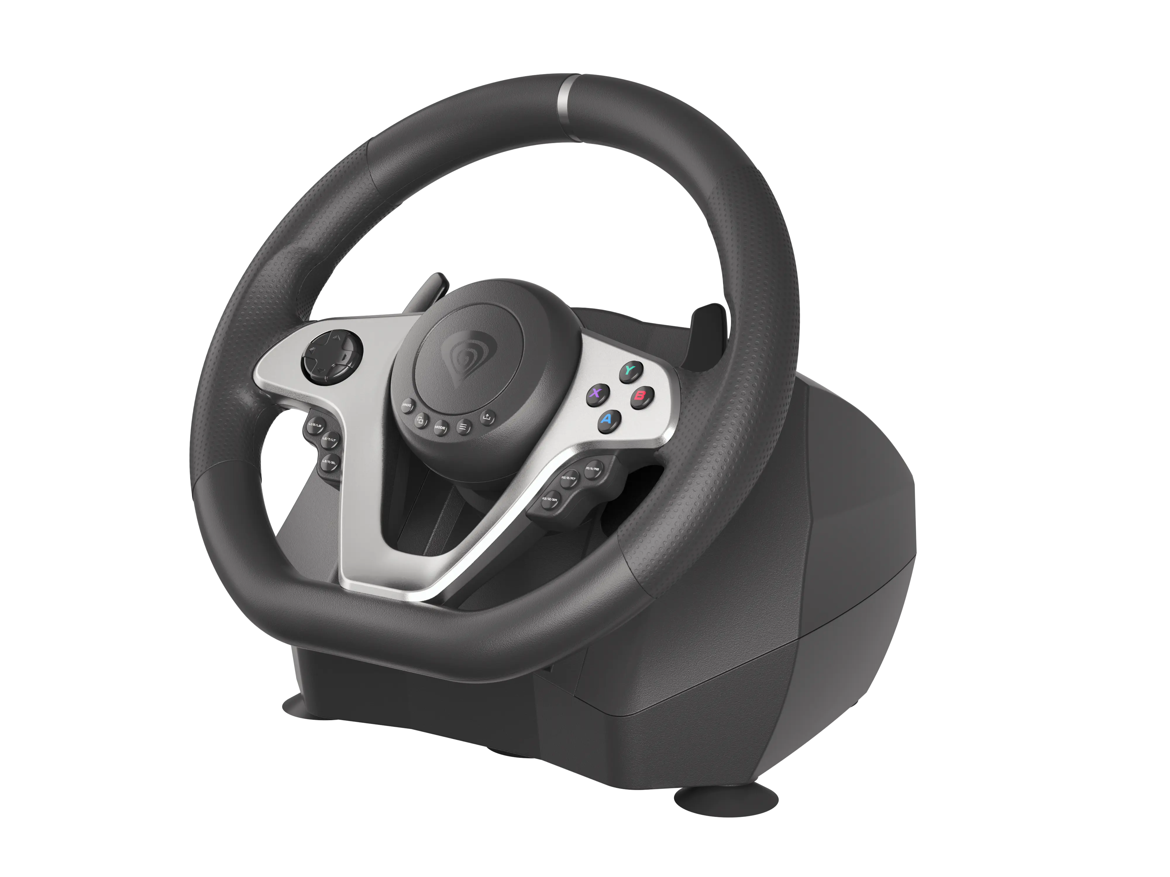 Žaidimų vairas Genesis Seaborg 400, Wired, Silver/Black