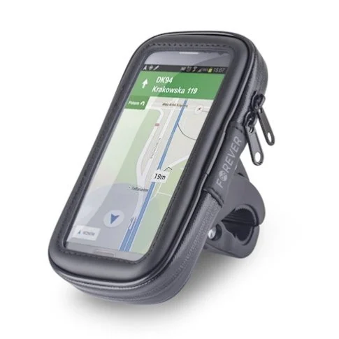 Forever BH-100 Bike holder For Mobile Phones Up to 6.5" With Window Black