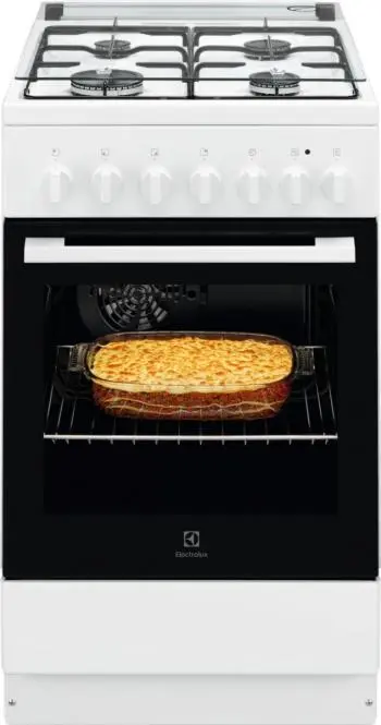 Dujinė viryklė su elektrine orkaite ElectroluxLKK520002W