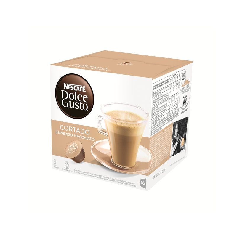 Kavos kapsulės NESCAFE Dolce Gusto Cortado 16 vnt