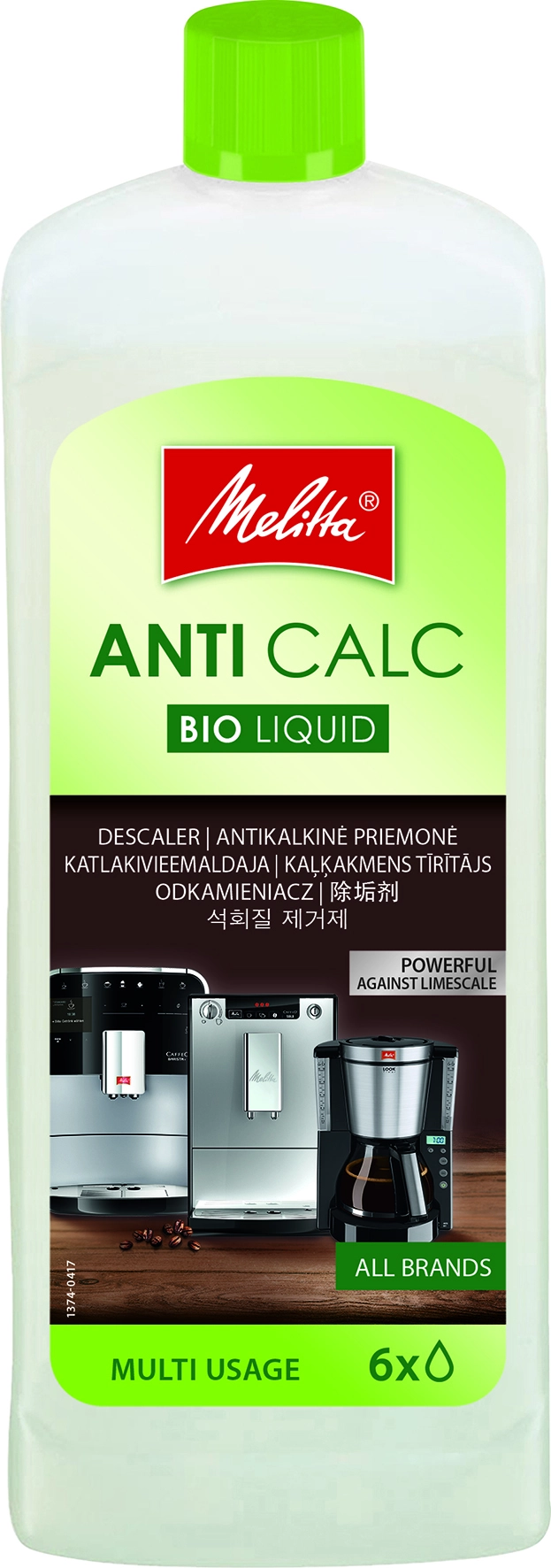 Nukalkinimo skystis Melitta BIO 250ml