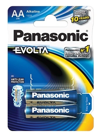 Elementas Panasonic EVOLTA AA 2BP stip.