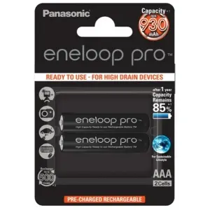 Elementas Panasonic eneloop pro HR03 AAA 930 mAh 2BE