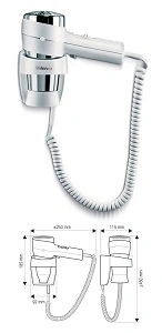 Plaukų džiovintuvas VALERA 542.14/038A baltas