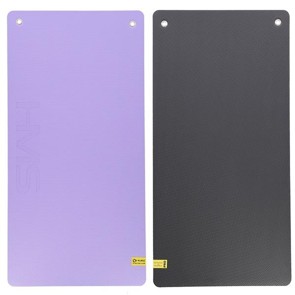 Treniruočių kilimėlis HMS Premium MFK07 violetinis-juodas, 120x60cm, EVA 15mm