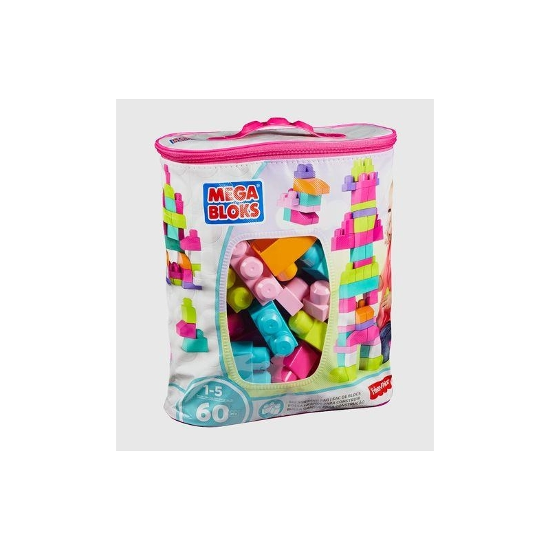 MEGA BLOKS kaladėlių rinkinys ( krepšyje 60 det.)