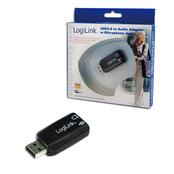 Logilink USB garso adapteris, 5.1 garso efektas