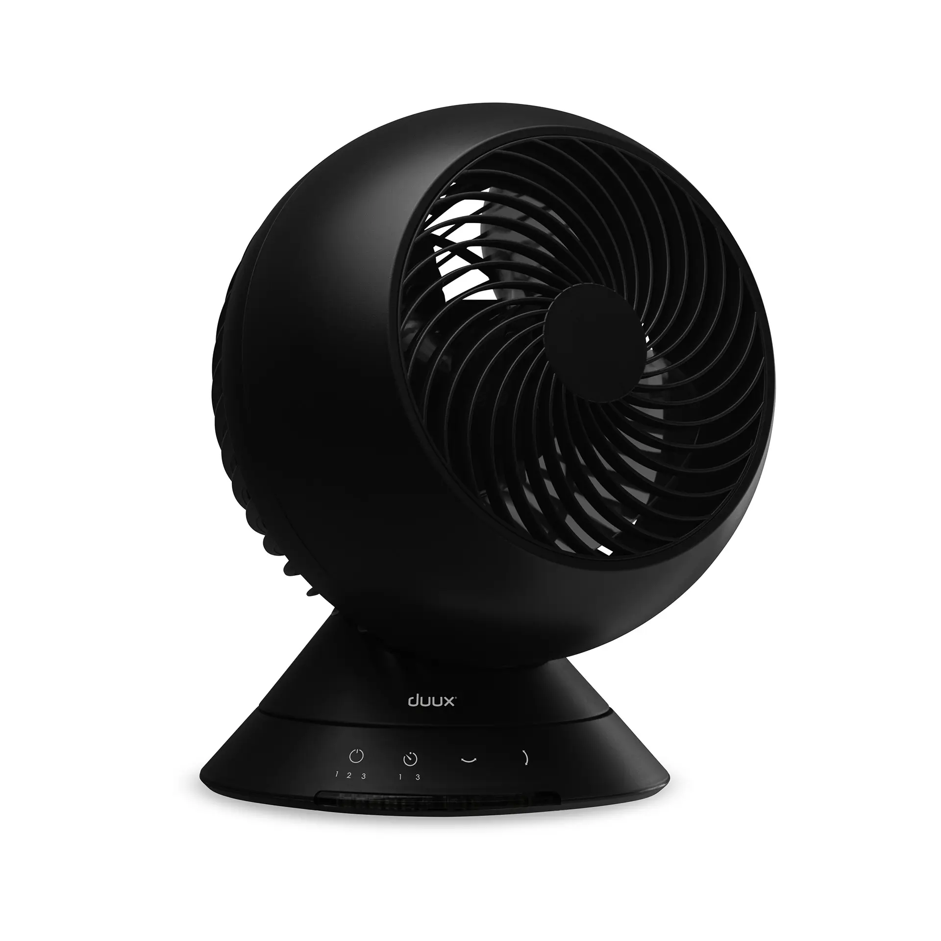 Ventiliatorius Duux Fan Globe Table Fan, Number of speeds 3, 23 W, Oscillation, Diameter 26 cm, Black