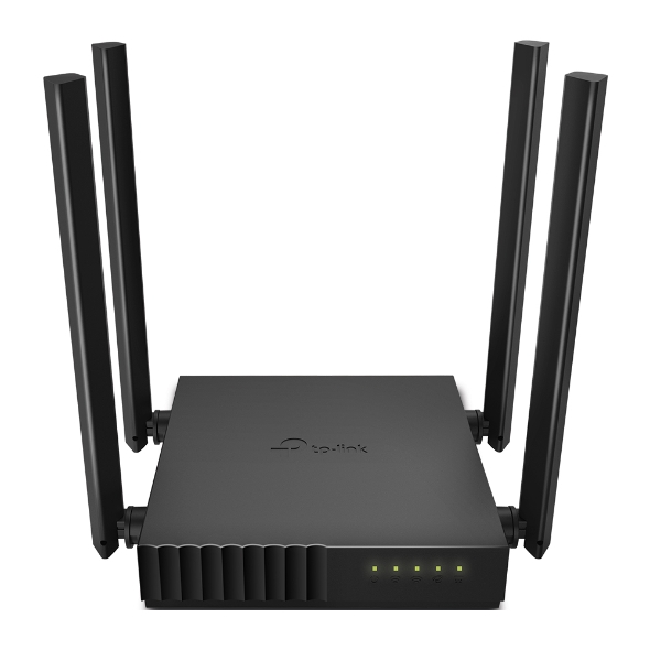 TP-LINK dviejų juostų maršrutizatorius Archer C54 802.11ac, 300+867 Mbit/s, 10/100 Mbit/s, Ethernet LAN (RJ-45) prievadai 4, MU-MiMO Taip, Antenos tipas 4xFiksuotas