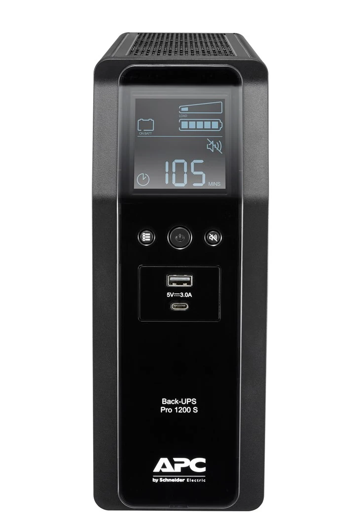 BACK UPS PRO BR 1200VA, SINEWAVE,8 OUTLETS, AVR, LCD INTERFACE
