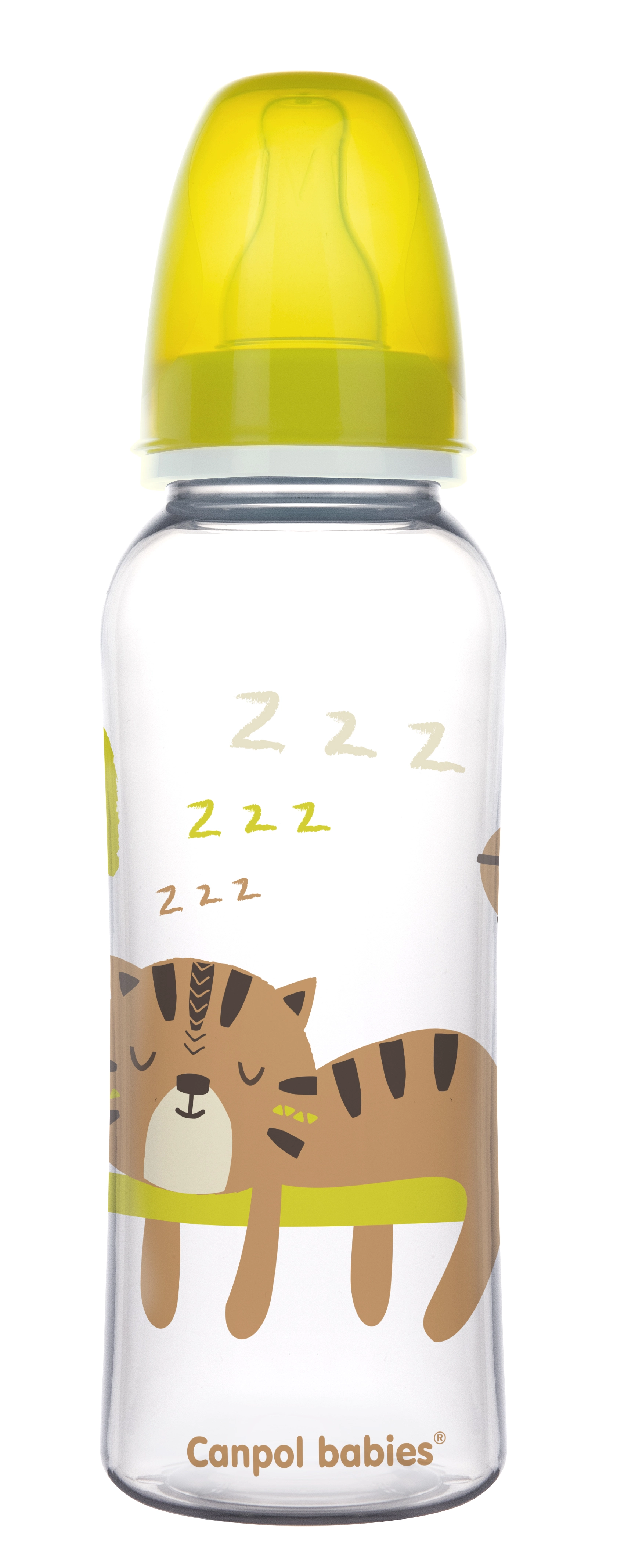 CANPOL BABIES buteliukas, skaidrus, 12 mėn+, 250 ml, 59/200