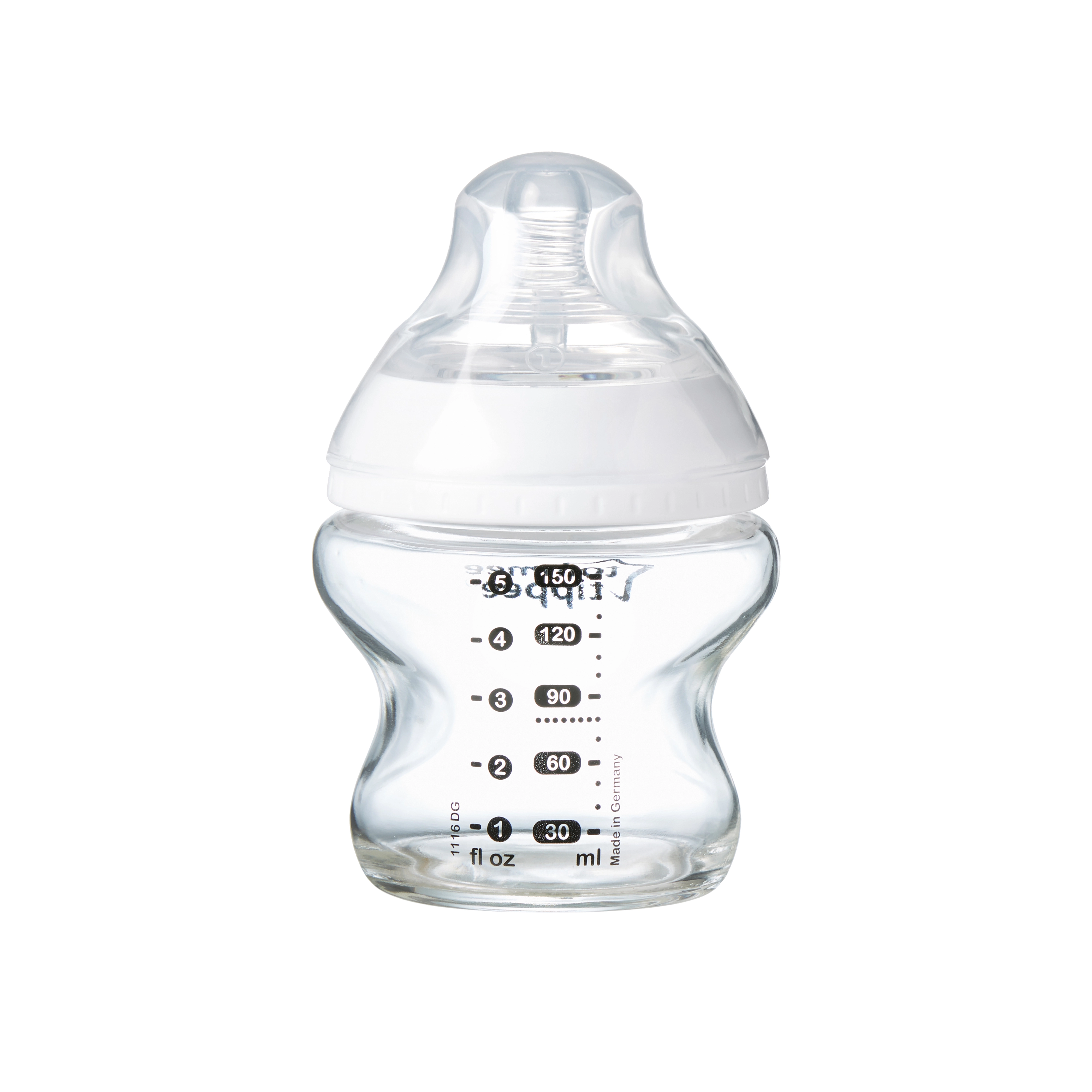 TOMMEE TIPPEE stiklinis buteliukas, 150 ml, 0 mėn+, 42243775
