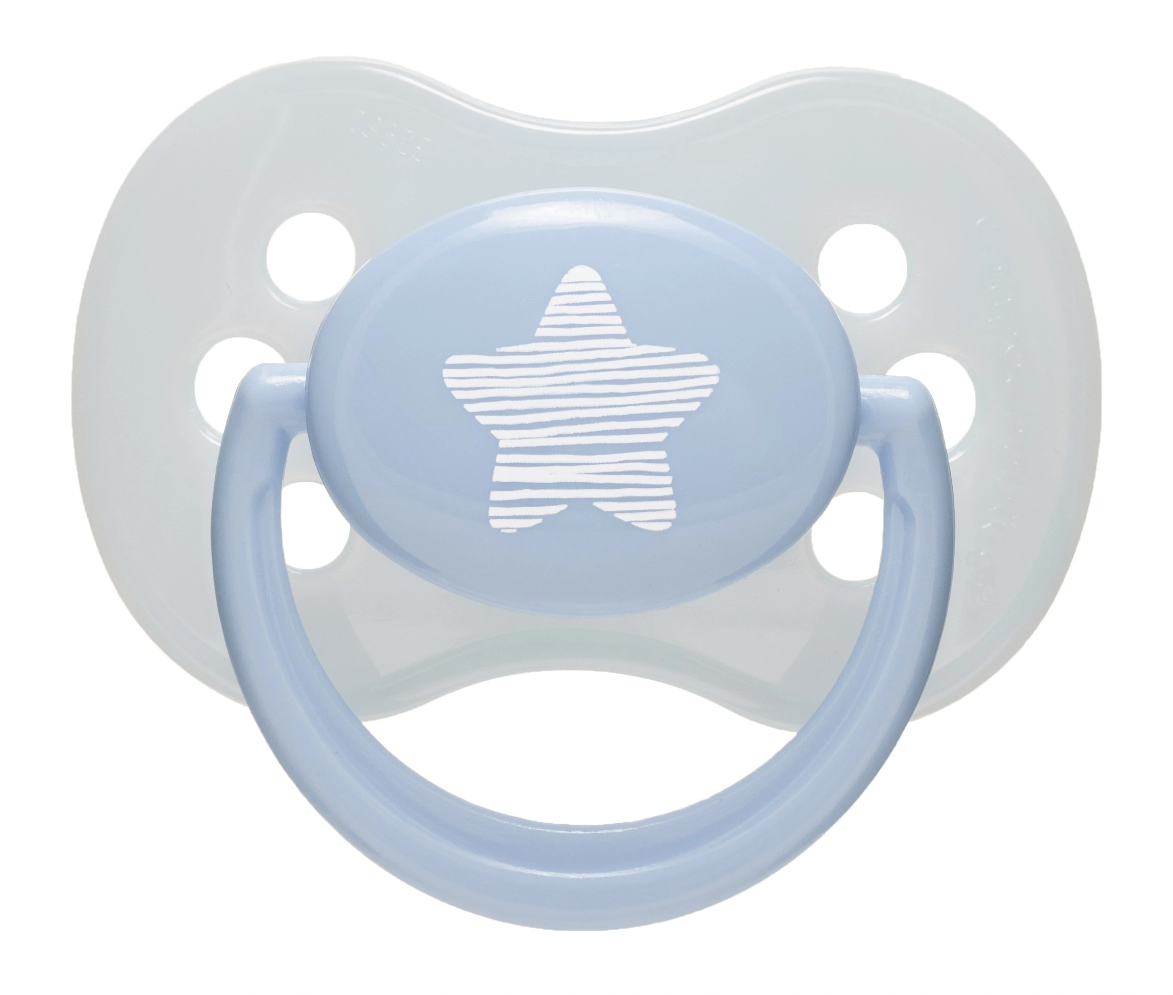 CANPOL BABIES silikoninis apvalus čiulptukas PASTELOVE, 0-6 mėn., 22/422