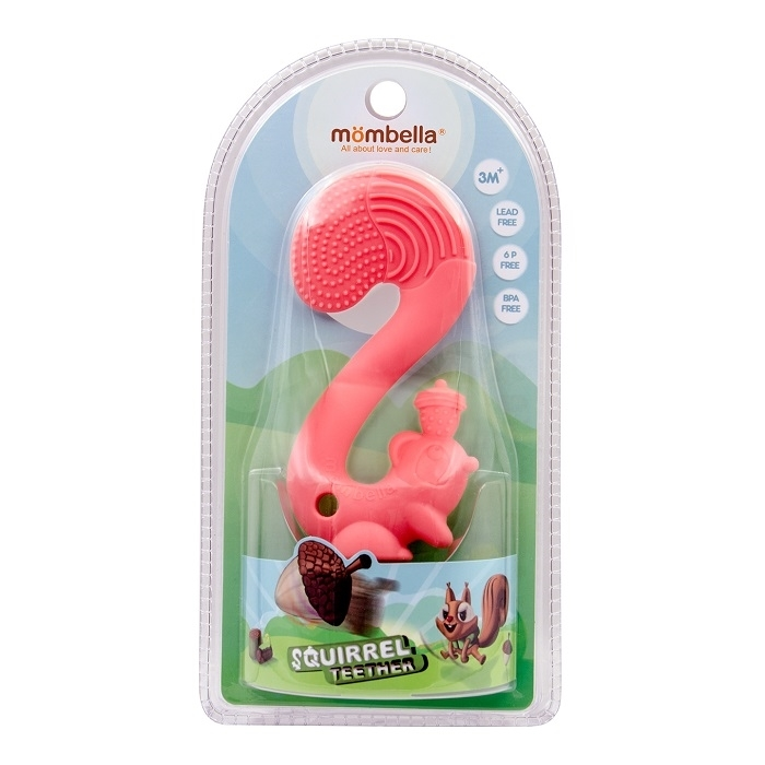 MOMBELLA kramtukas VOVERĖ, raudona, 3 mėn+, P8059