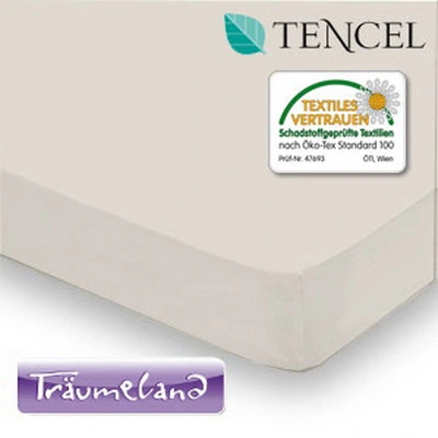 TRAUMELAND tencelinė paklodė 60x120cm Beige TT04013