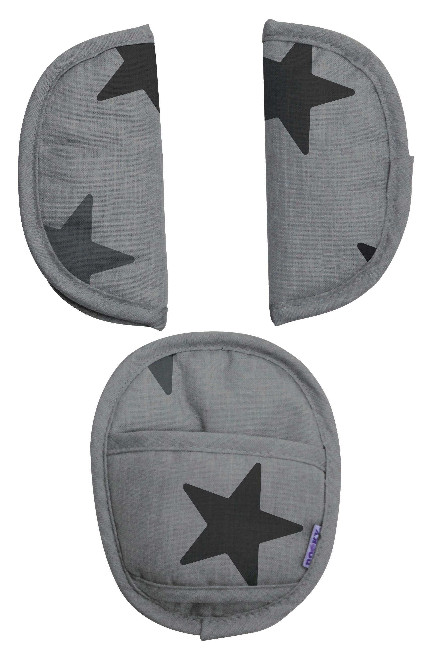 DOOKY universalūs paminkštinimai Grey Stars 126922