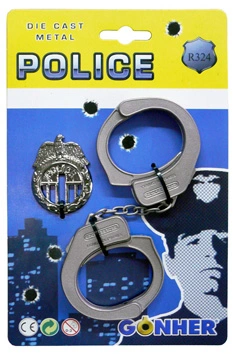 GONHER antrankiai ir policininko ženklas, 324/0