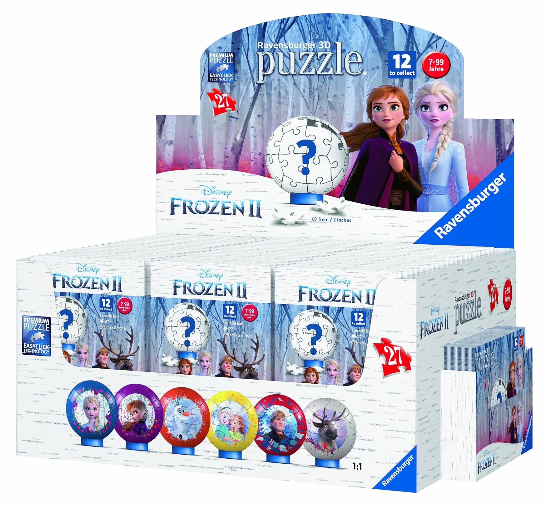 RAVENSBURGER 3D dėlionė Frozen 2, 27d., 11168
