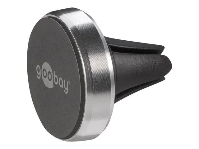 Goobay Magnetinis laikiklis metalinis plonas dizainas išmaniesiems telefonams (35 mm) 38685 juodas/sidabras