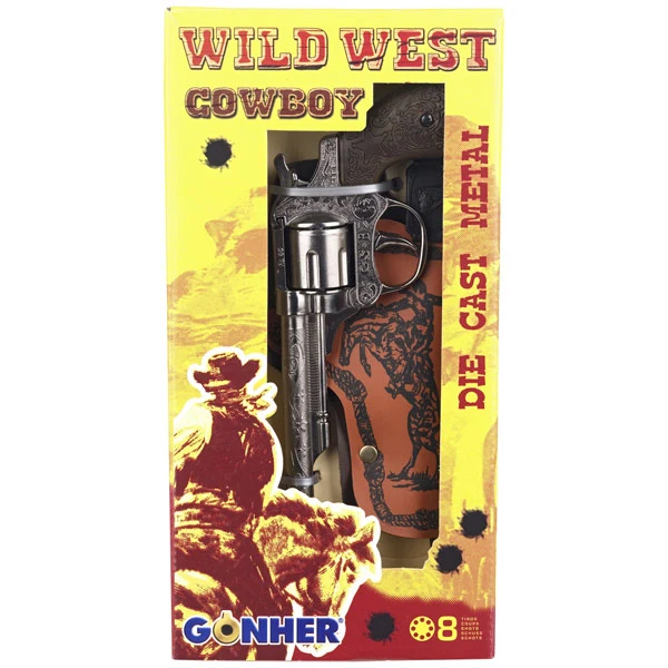 GONHER rinkinys kaubojaus ginklų WILD-WEST, 201/0
