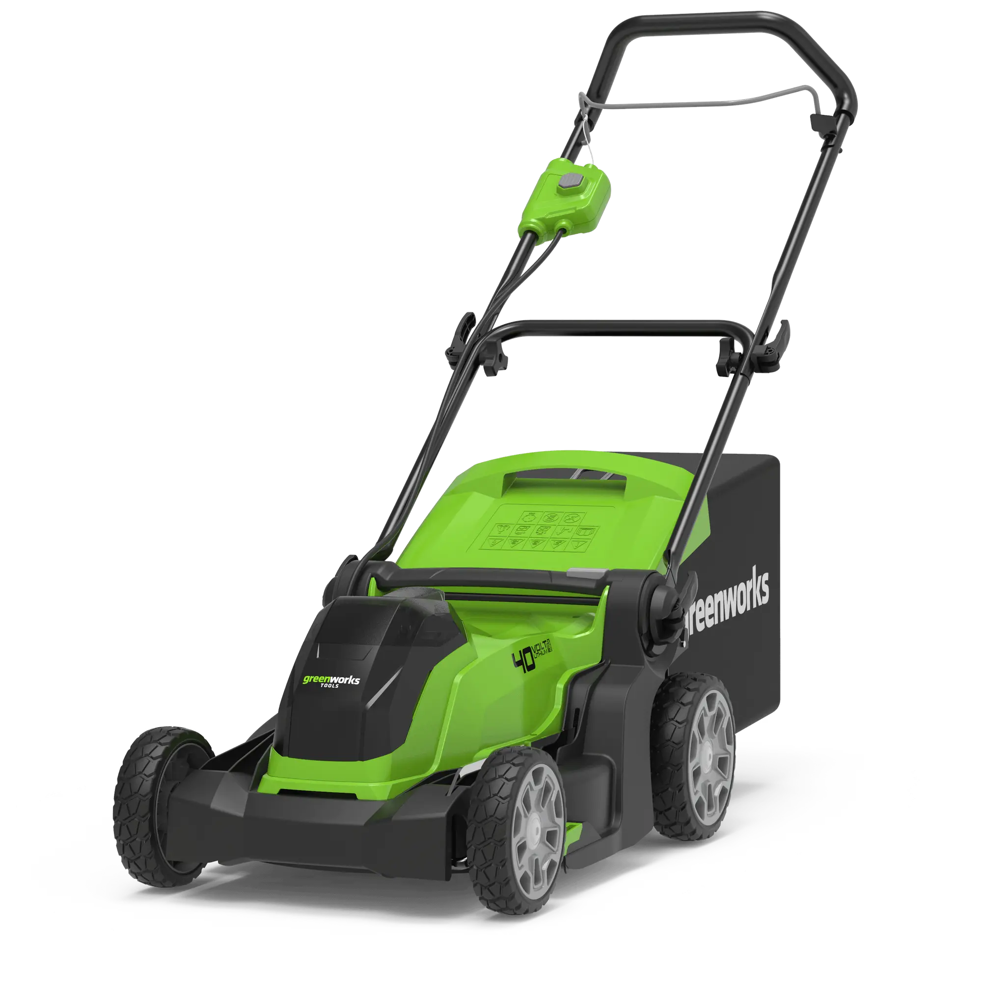 Vejapjovė GreenWorks G40LM41K4 40V 41cm (su  4Ah akumuliatoriumi ir krovikliu)