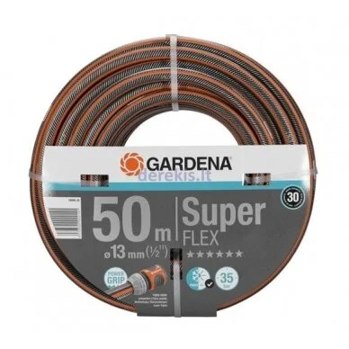 Žarna "Superflex" 13 mm (1/2"), 50 m. 12x12 Gardena 18099-20