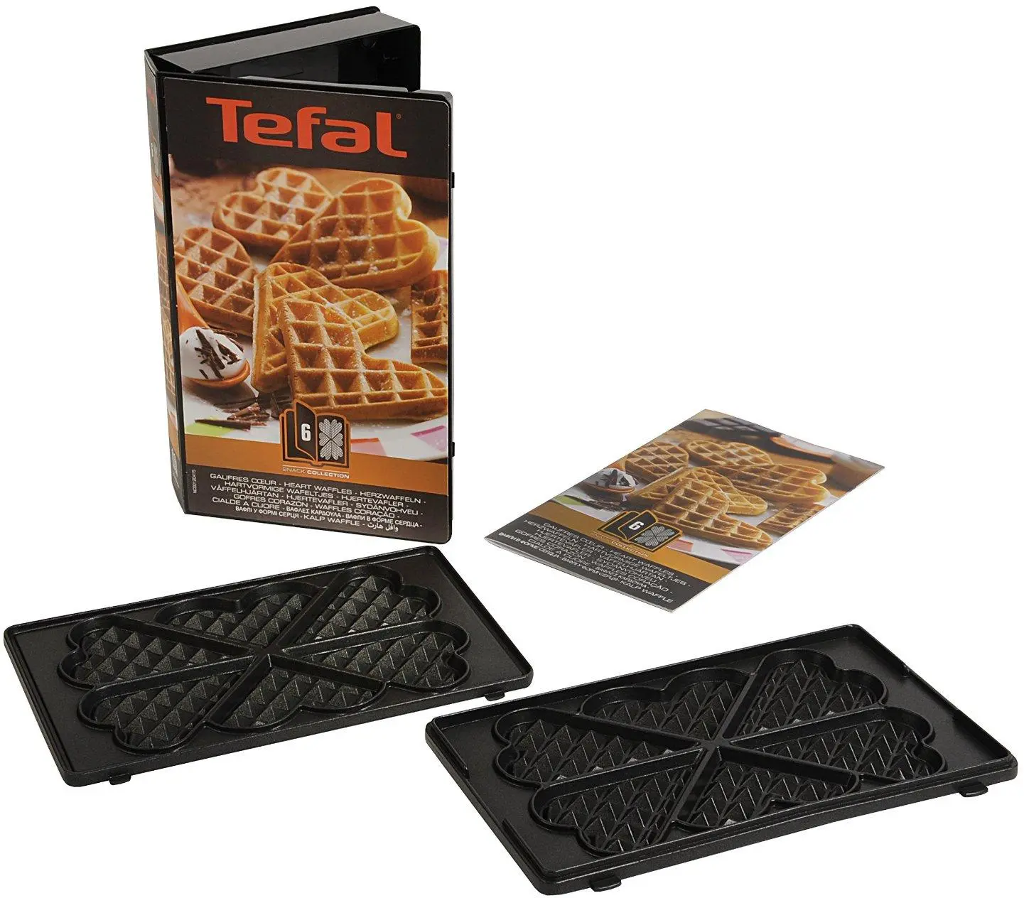 Plokštelės vafliams - širdelėms Tefal XA800612