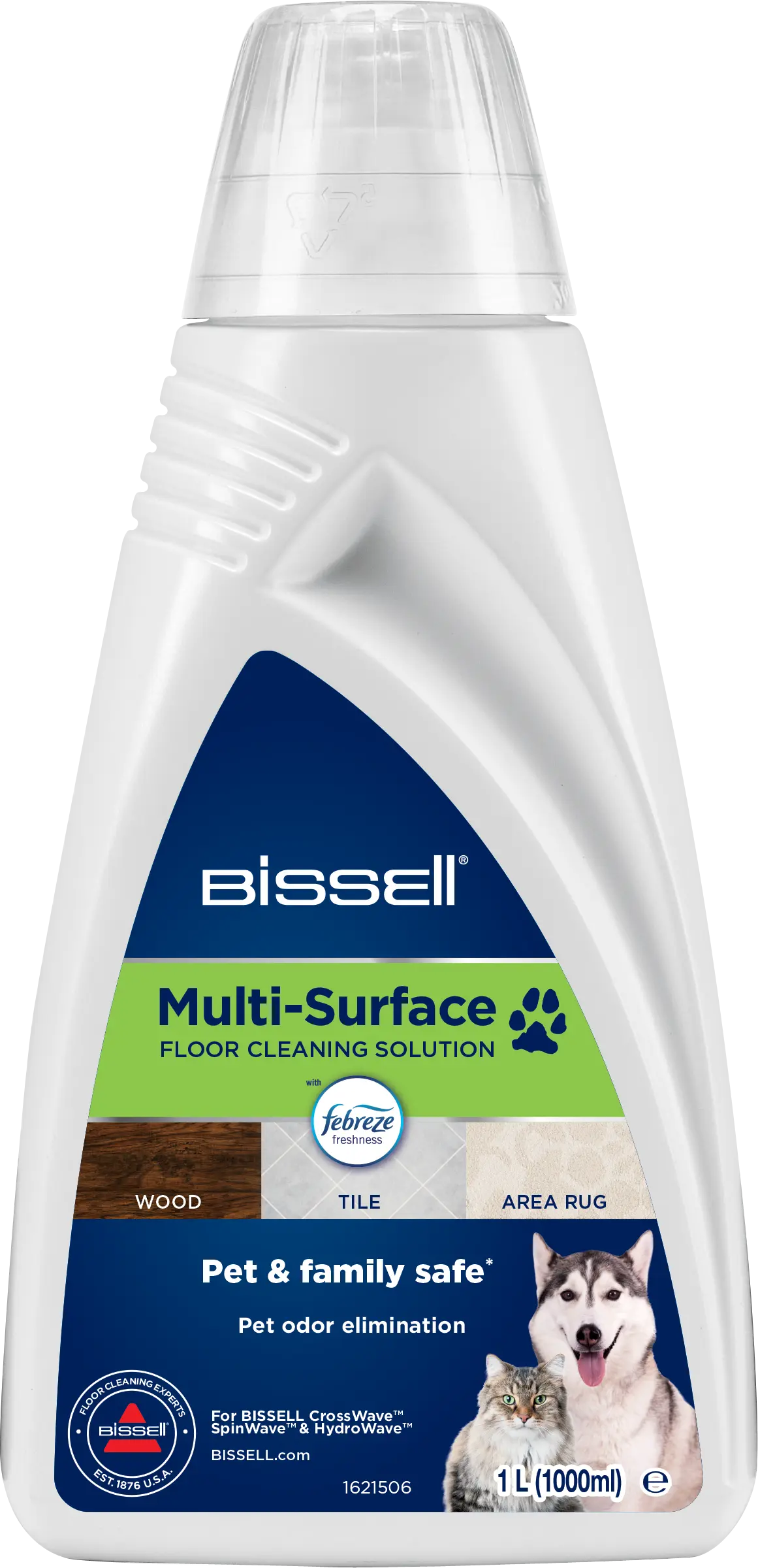 Valymo priemonė Bissell Multi Surface Pet Formula 1000 ml, 1 vnt.