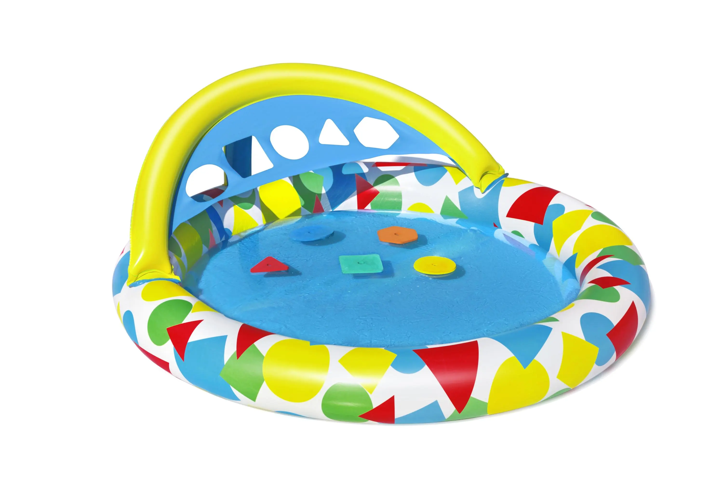 BESTWAY pripučiamas baseinas Splash & Learn, 1.20mx 1.17mx 46cm, 52378