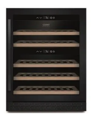 Vyno šaldytuvas Caso WineChef Pro 40, juodas