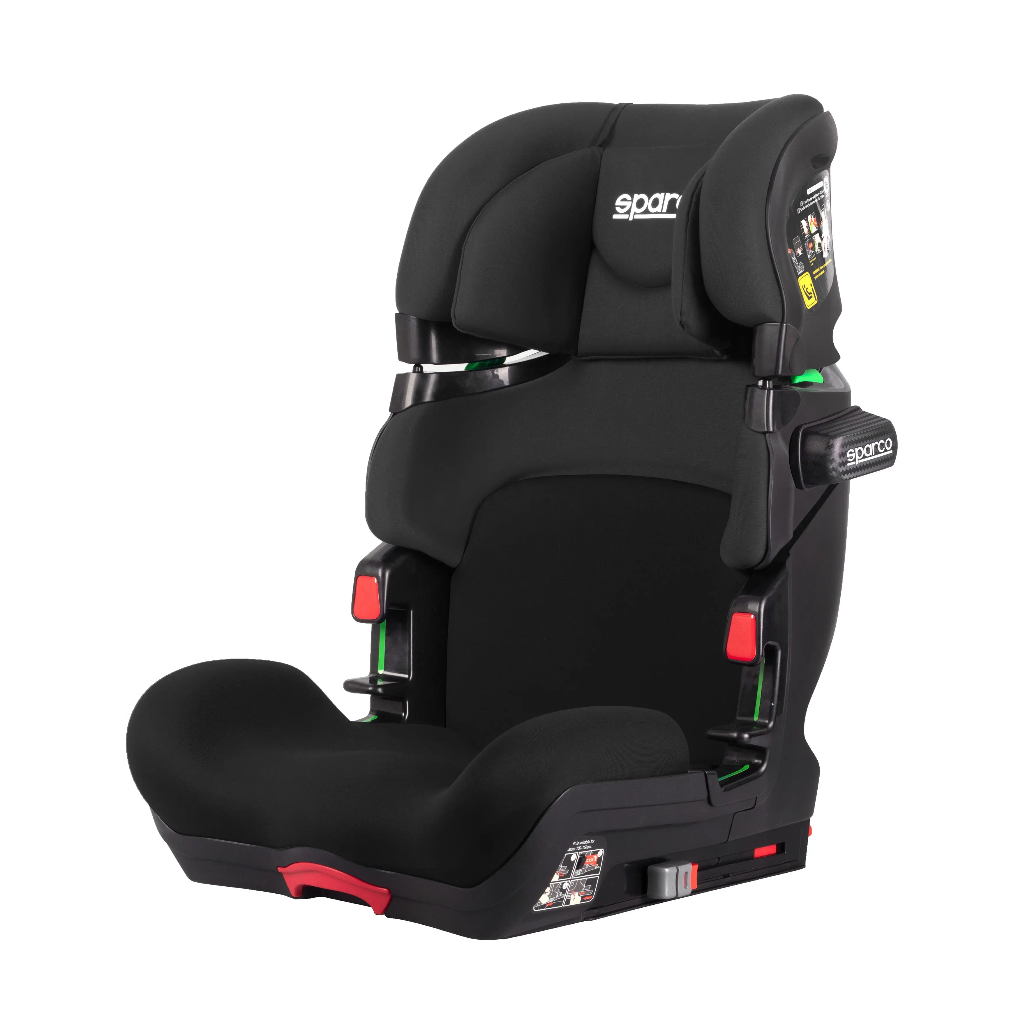 Automobilinė kėdutė Sparco SK800 gray Isofix 9-36 Kg (SK800IG23GR)