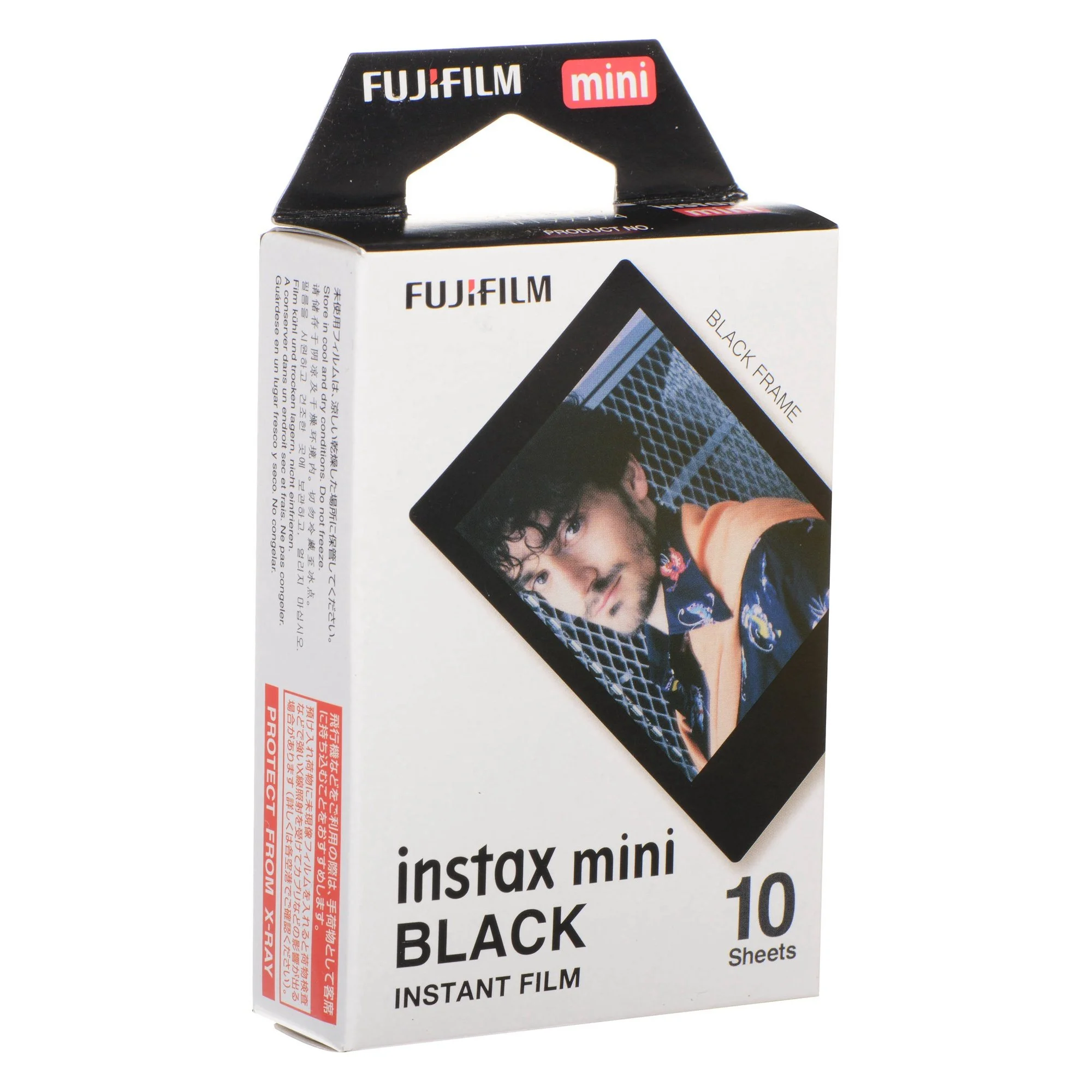 Momentinės fotoplokštelės INSTAX mini Black Frame 10