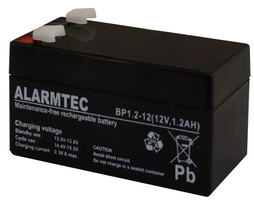 AKUMULIATORIUS 12V 1.2AH VRLA/BP1.2-12 ALARMTEC EMU