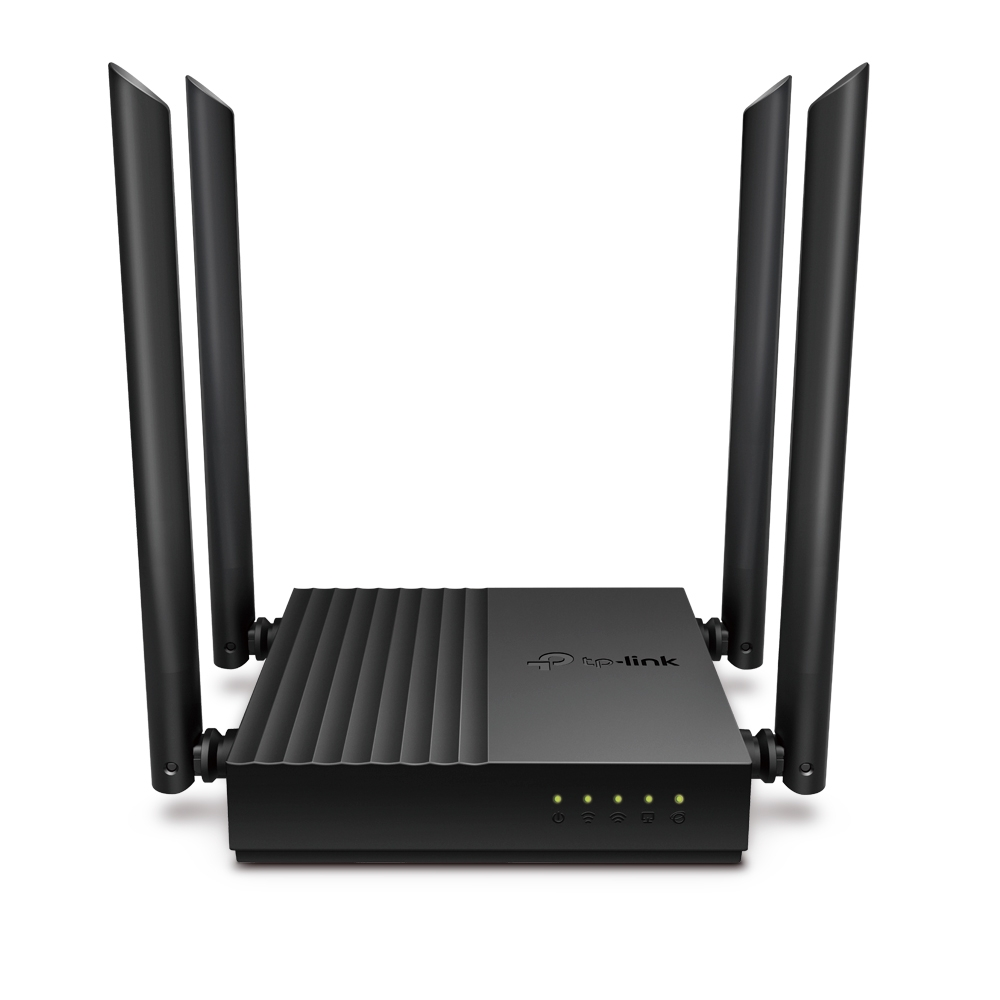 TP-LINK AC1200 Wireless MU-MIMO Wi-Fi Router Archer C64 802.11ac, 867+400 Mbit/s, Ethernet LAN (RJ-45) prievadai 4, MU-MiMO Taip, Antenos tipas 4 x Fiksuotas