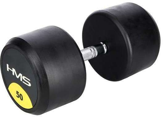 Guminis hantelis HMS HG Pro - 50 kg