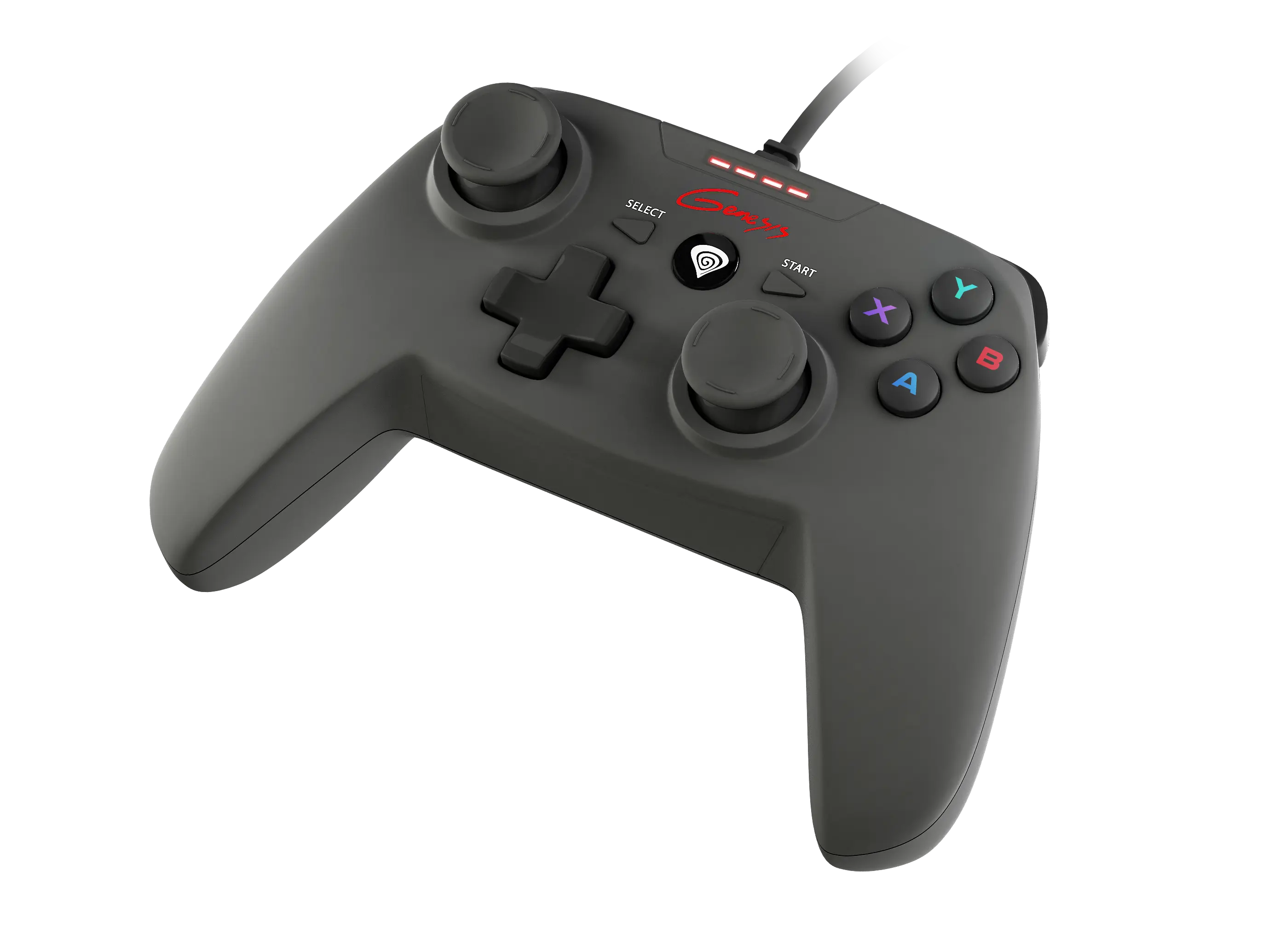 Žaidimų pultelis Genesis P58 PS3/PC, Wired, Black