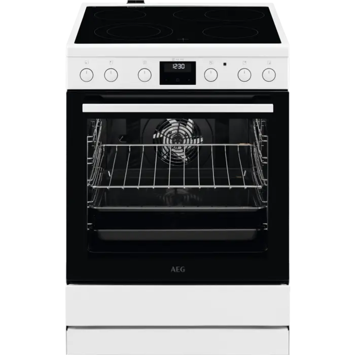 Elektrinė viryklė su elektrine orkaite AEG CCB6440ABW