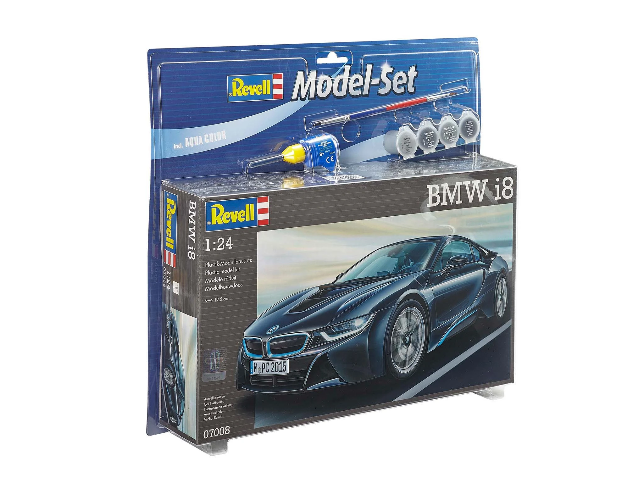 REVELL 1:24 modelis BMW i8, 67008