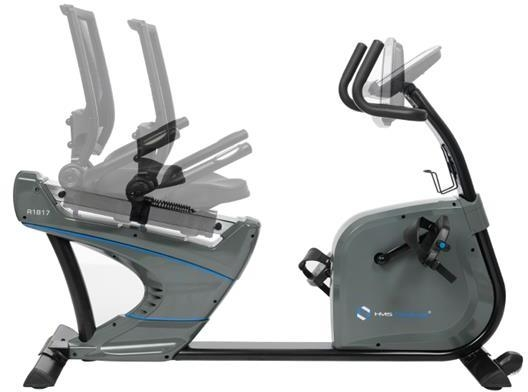 Horizontalus magnetinis dviratis treniruoklis su generatoriumi HMS Premium R1817