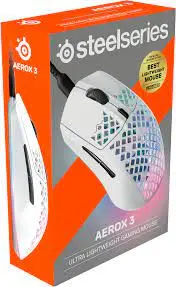 Žaidimų pelė SteelSeries Aerox 3 (2022) Snow 62603