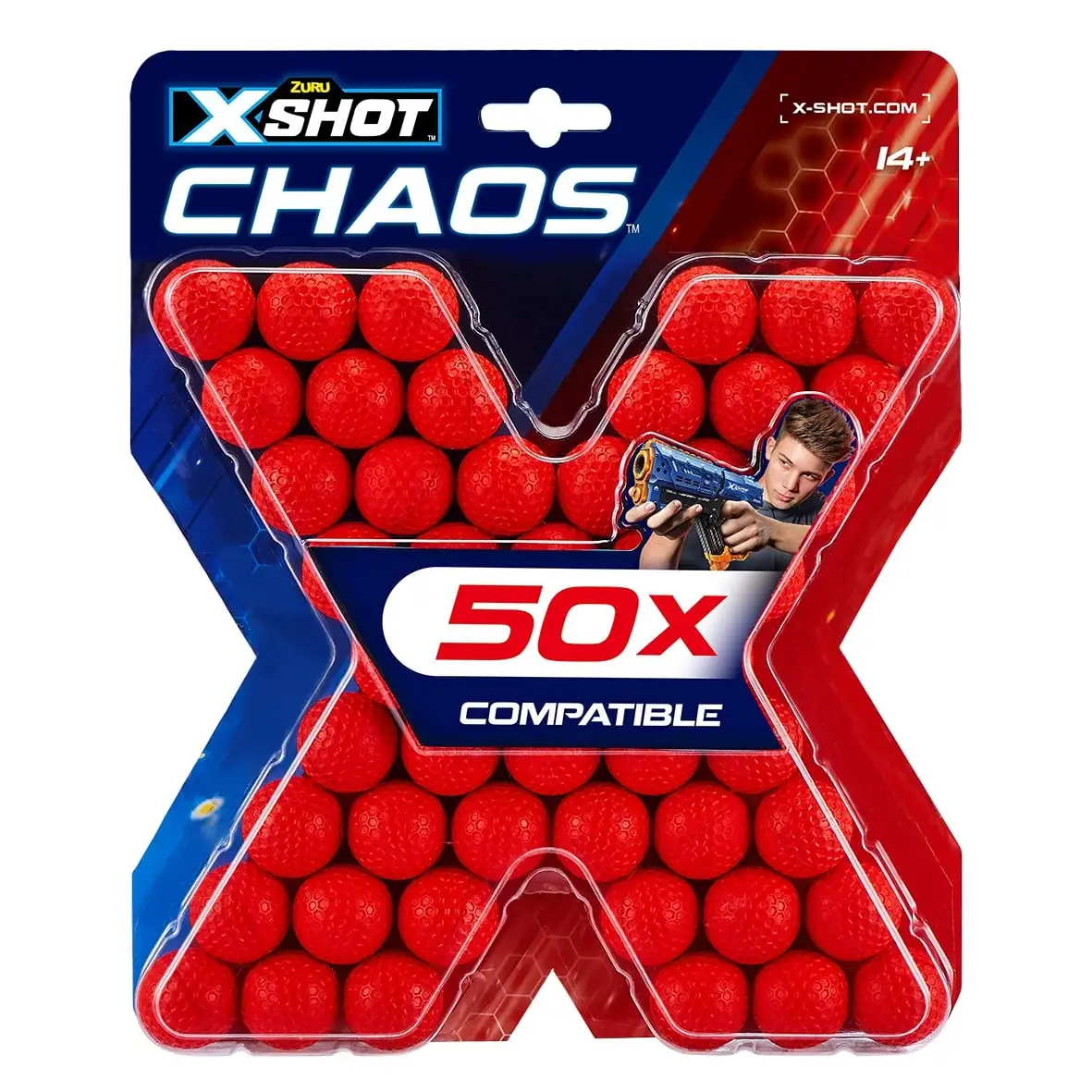 X-SHOT šoviniai Blaster Chaos, 50vnt., 36327