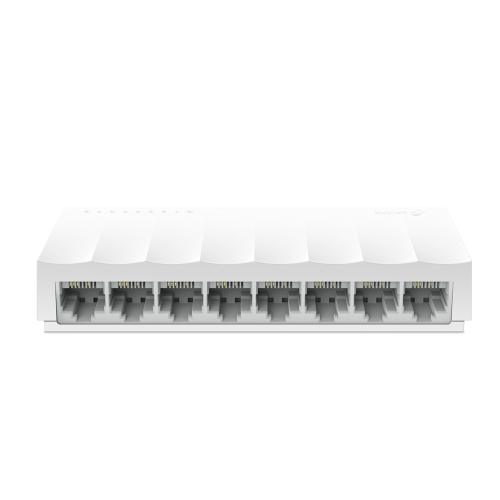 TP-LINK 8 prievadų 10/100 Mbps darbalaukio tinklo jungiklis LS1008 nevaldomas, darbalaukis